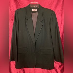 Alfred Dunner Petite Black Blazer Size 8